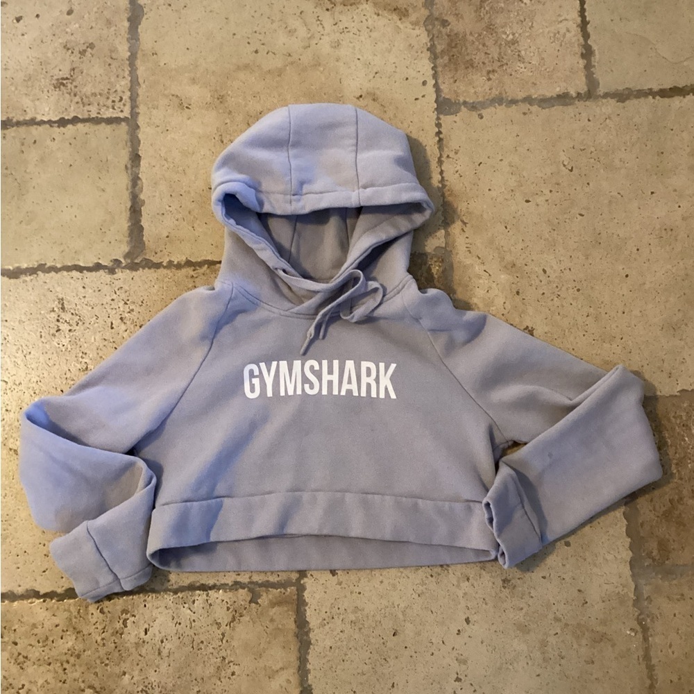 Gymshark Womens Size S Muave Purple Cropped Hoodie Sweatshirt